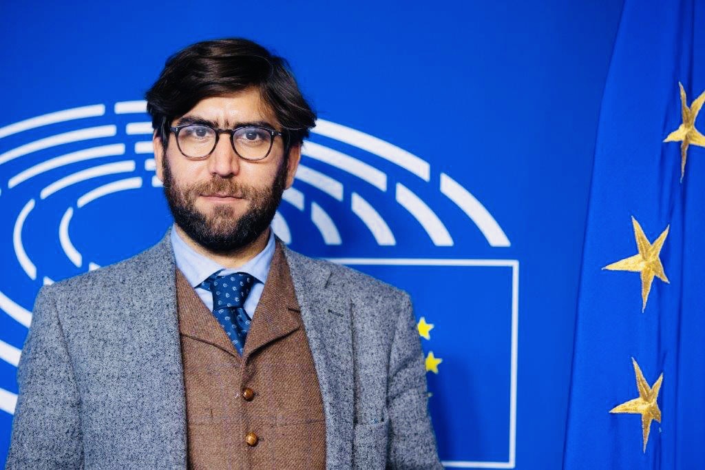 Omar Mohammed at the European Parliament, Brussels