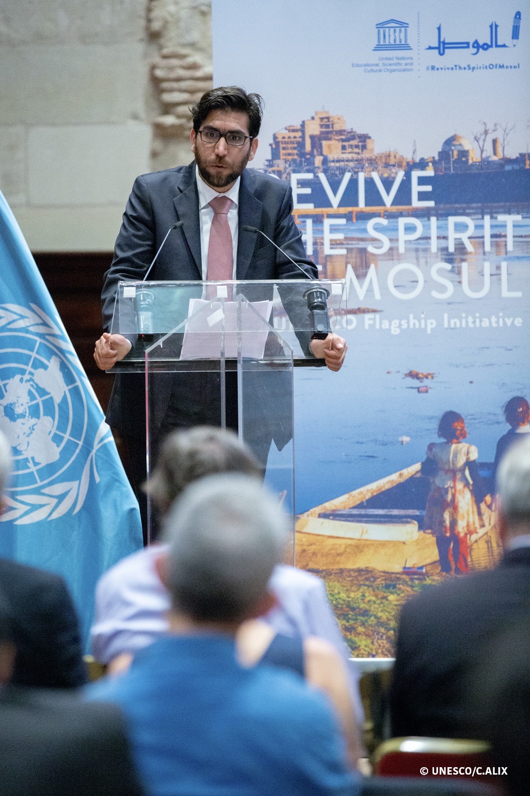 Omar Mohammed at UNESCO, Revive the Spirit of Mosul